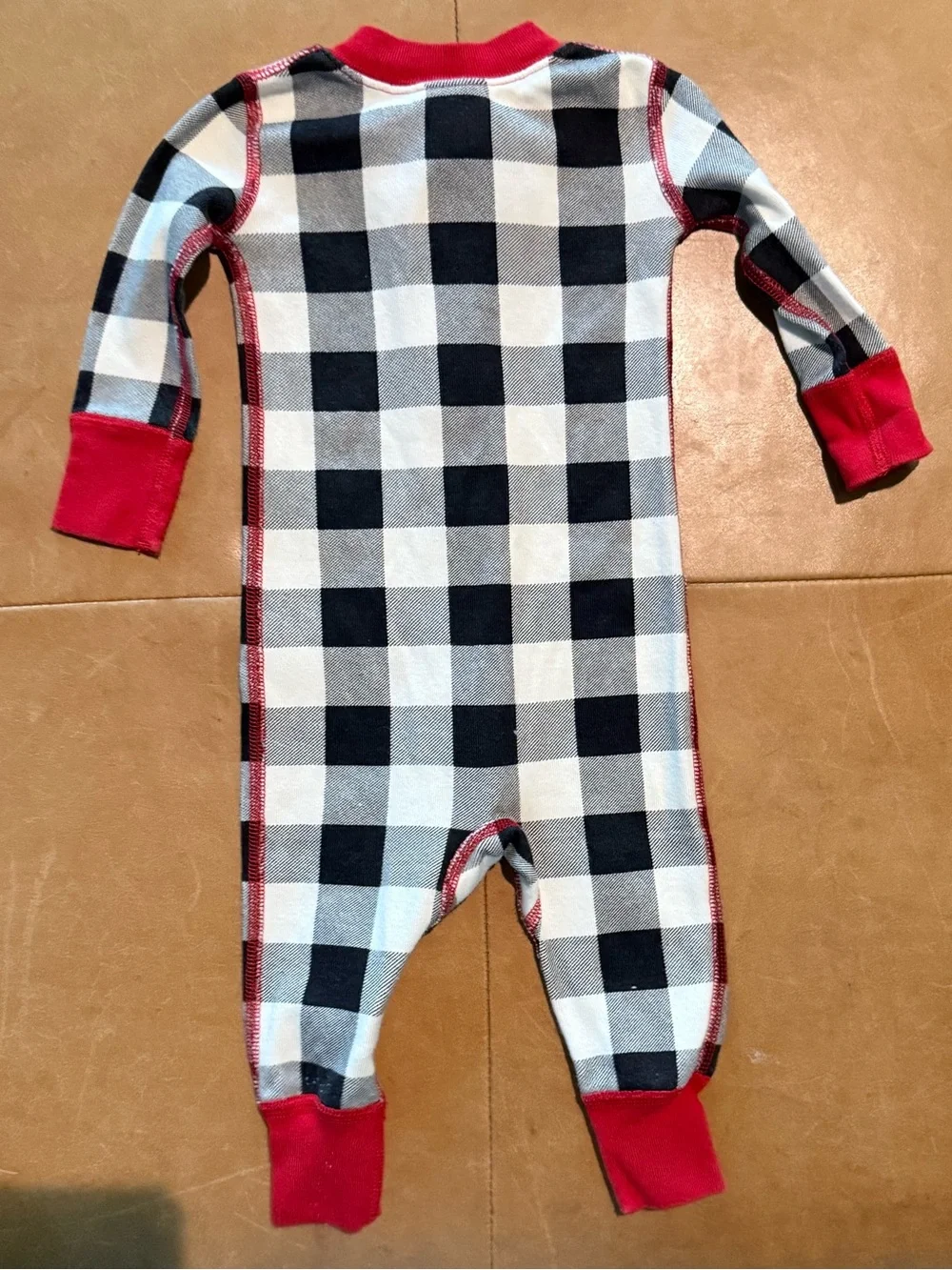 Hanna Andersson Holiday Organic Cotton Coverall 3-6M